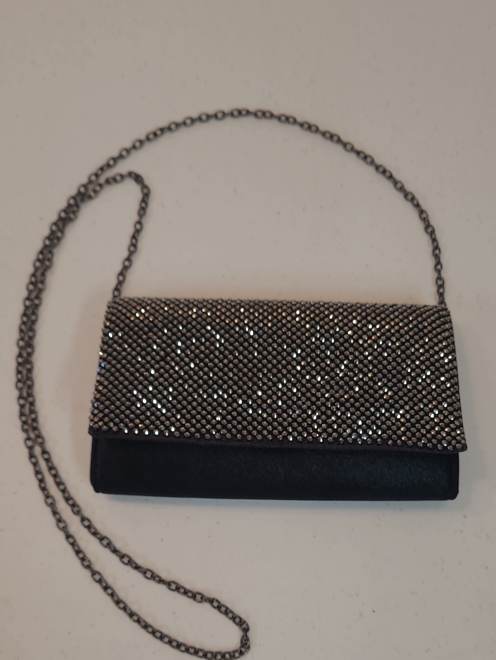 Gunne Sax by Jessica McClintock Luisa Embellished Mesh Clutch/Shoulder Bag